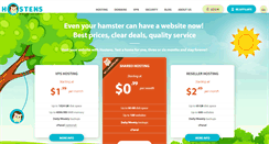 Desktop Screenshot of hostens.com